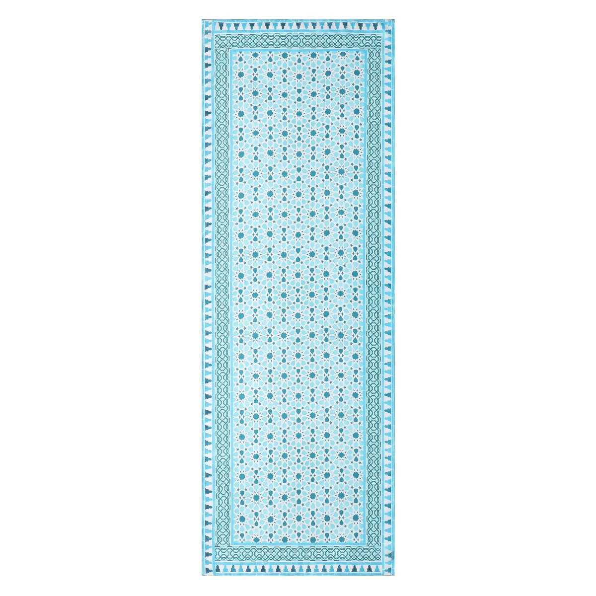 Light Blue Silk Scarf Partal