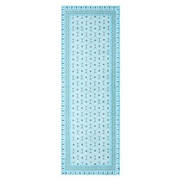 Light Blue Silk Scarf Partal
