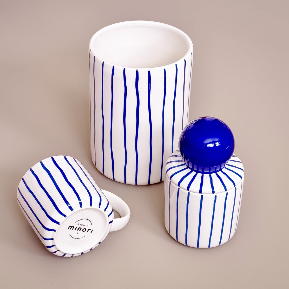 Candle with lid pajama – mare blue