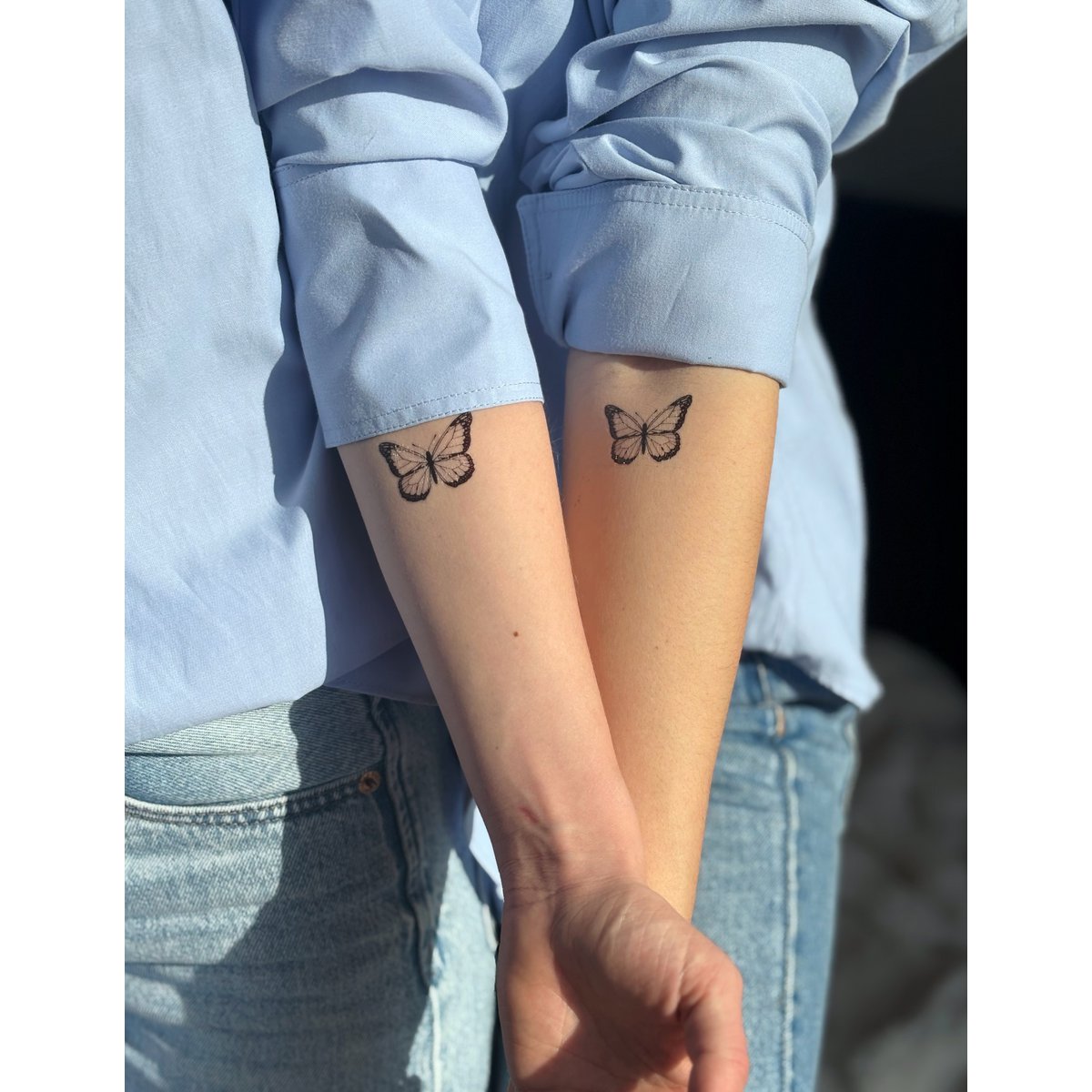 Tatuaggio temporaneo Sioou - Farfalla notturna x5