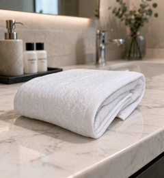 Asciugamano bianco Premium Hotel - 550 g/m² (100% cotone)