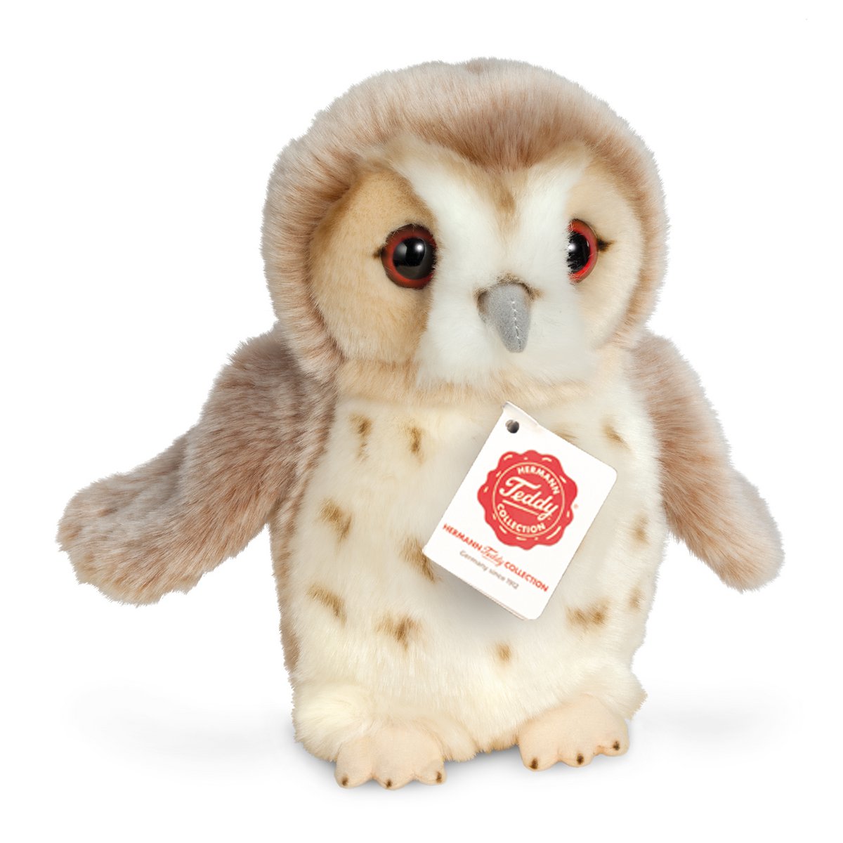 Eule beige 20 cm - Plüschtier - Stofftier