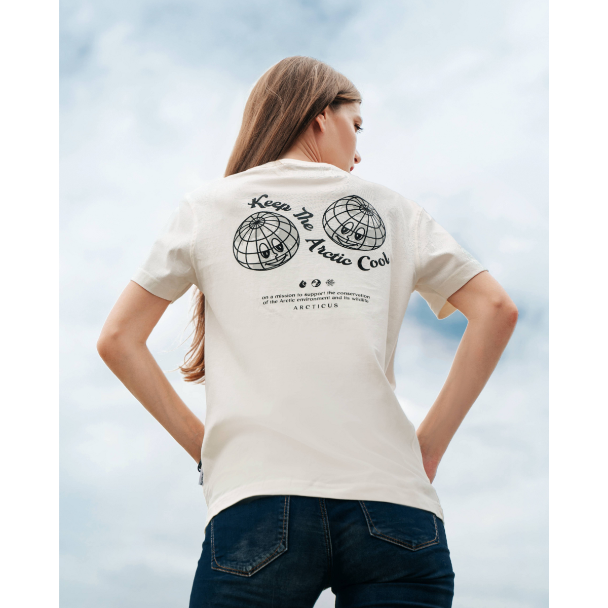 T-shirt Keep it Cool - Bianca - Regalo unisex