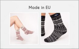 A few 80% wool socks Sweden flag scandinavian