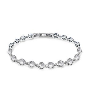 Ronde zirkoonarmband