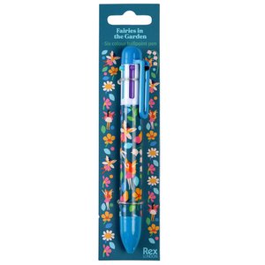 Zeskleurige pen - Feeën in de tuin