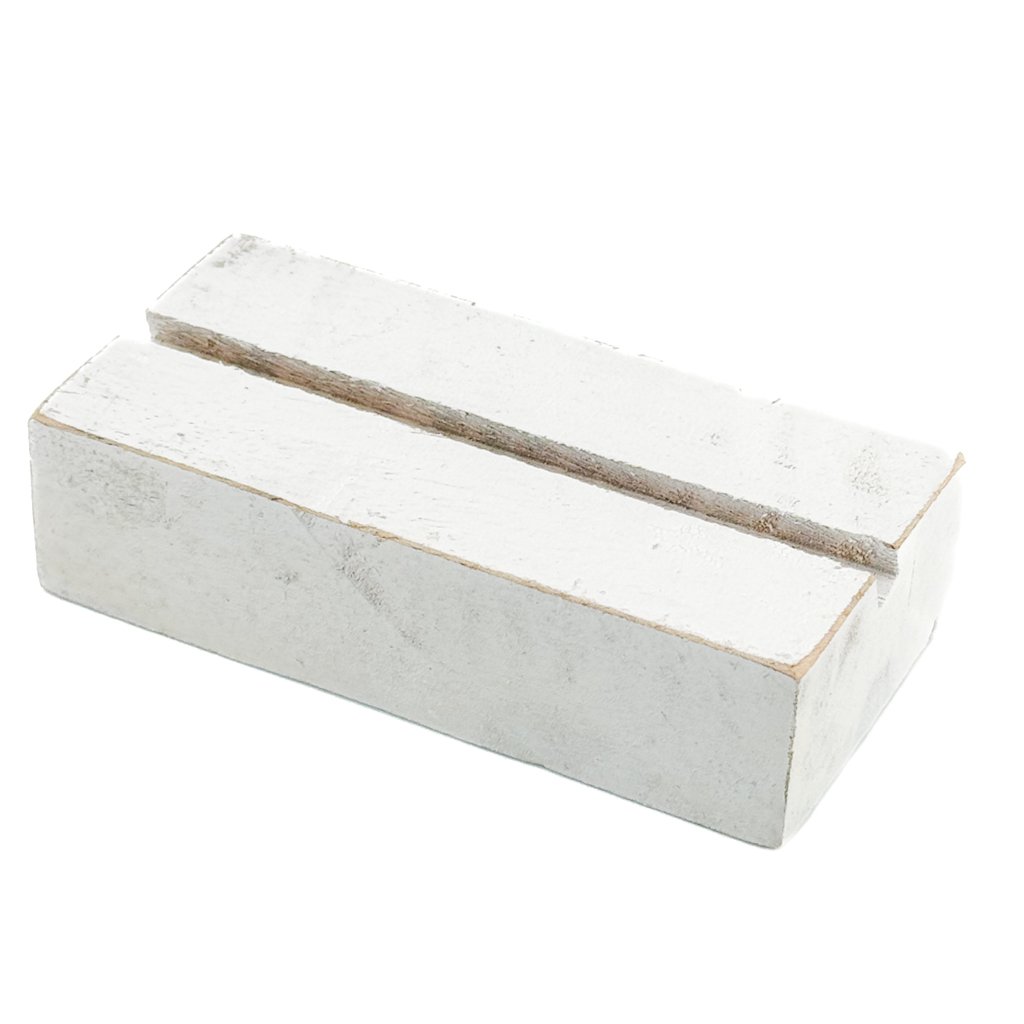 Tile holder wood white