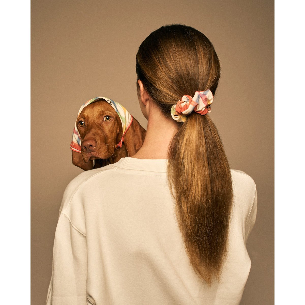 Mons Bons x Bassigue Square Print Pet Bandana