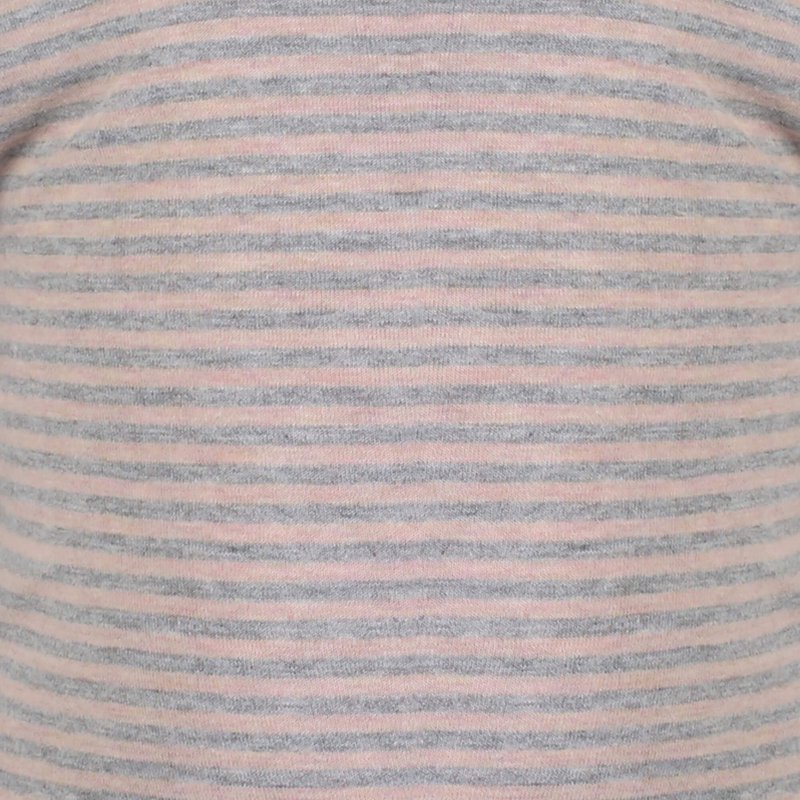 OrganicEra Organiczny t-shirt dla niemowląt L/S w różowe paski