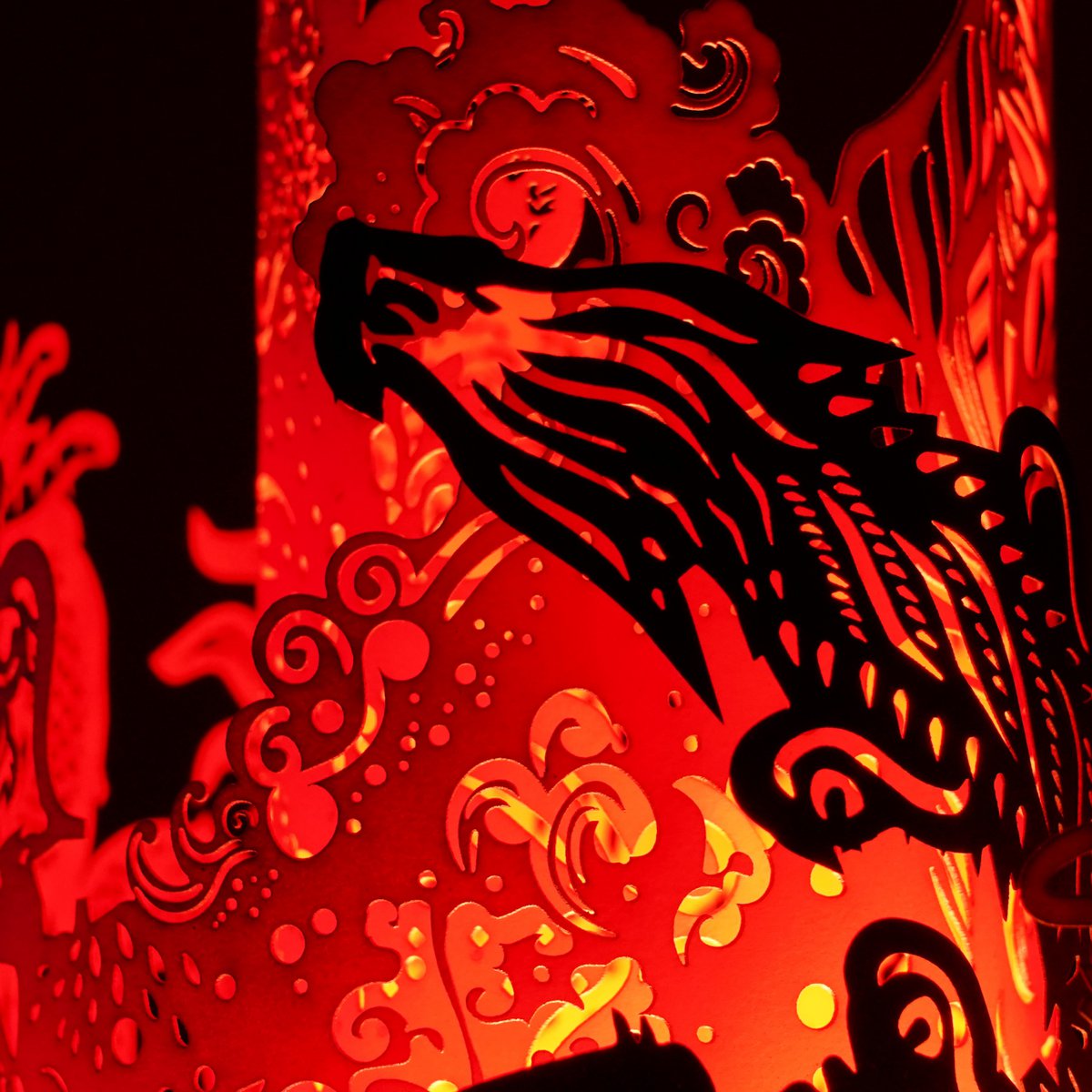 Spiro Dragon lamp (gigantische uitvoering)