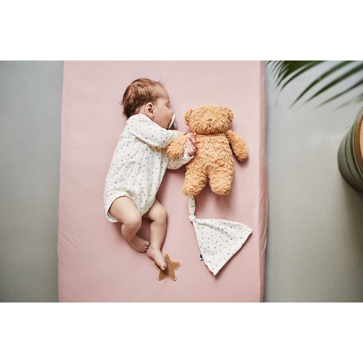Bedsheet for co-sleeping cots Plush Star