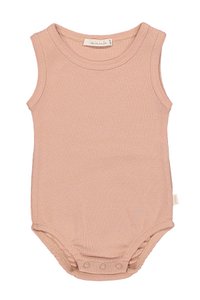 GOTS Labelled Organic Cotton Baby Ribbed Vest Bodysuit