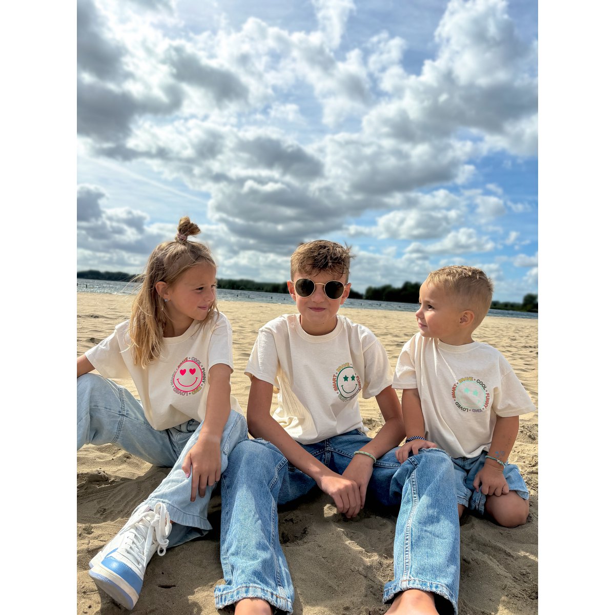 T-shirt Smiley - VERT