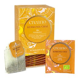 Bio-Teebeutel Kurkuma-Chai, 20er Pack