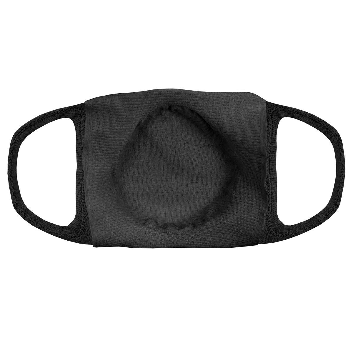 Sports mouth cap washable 2-layer Black