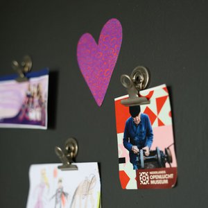 Muursticker hart *Liefs voor jou* (Purple heart)