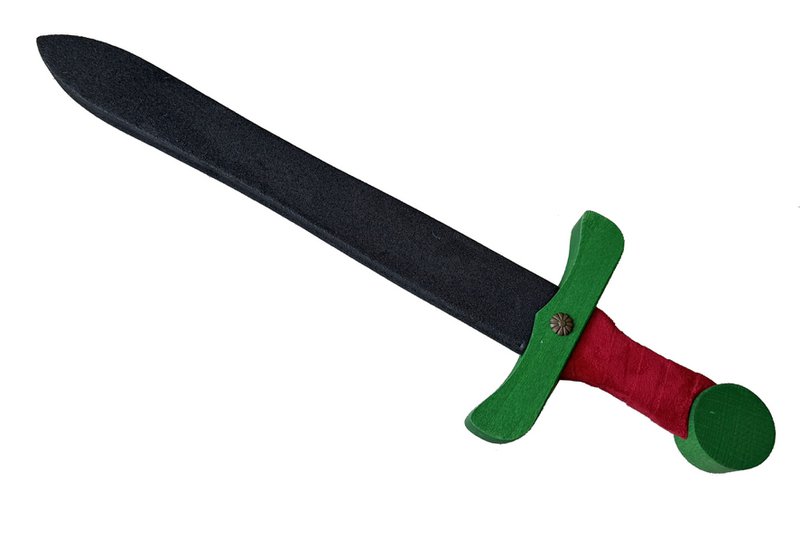 SWORD SOFTIK GREEN + LION POUCH - ST703F