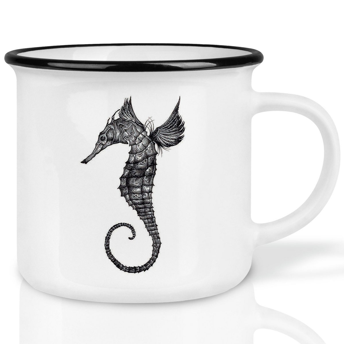 Ceramic Mug - Seahorse