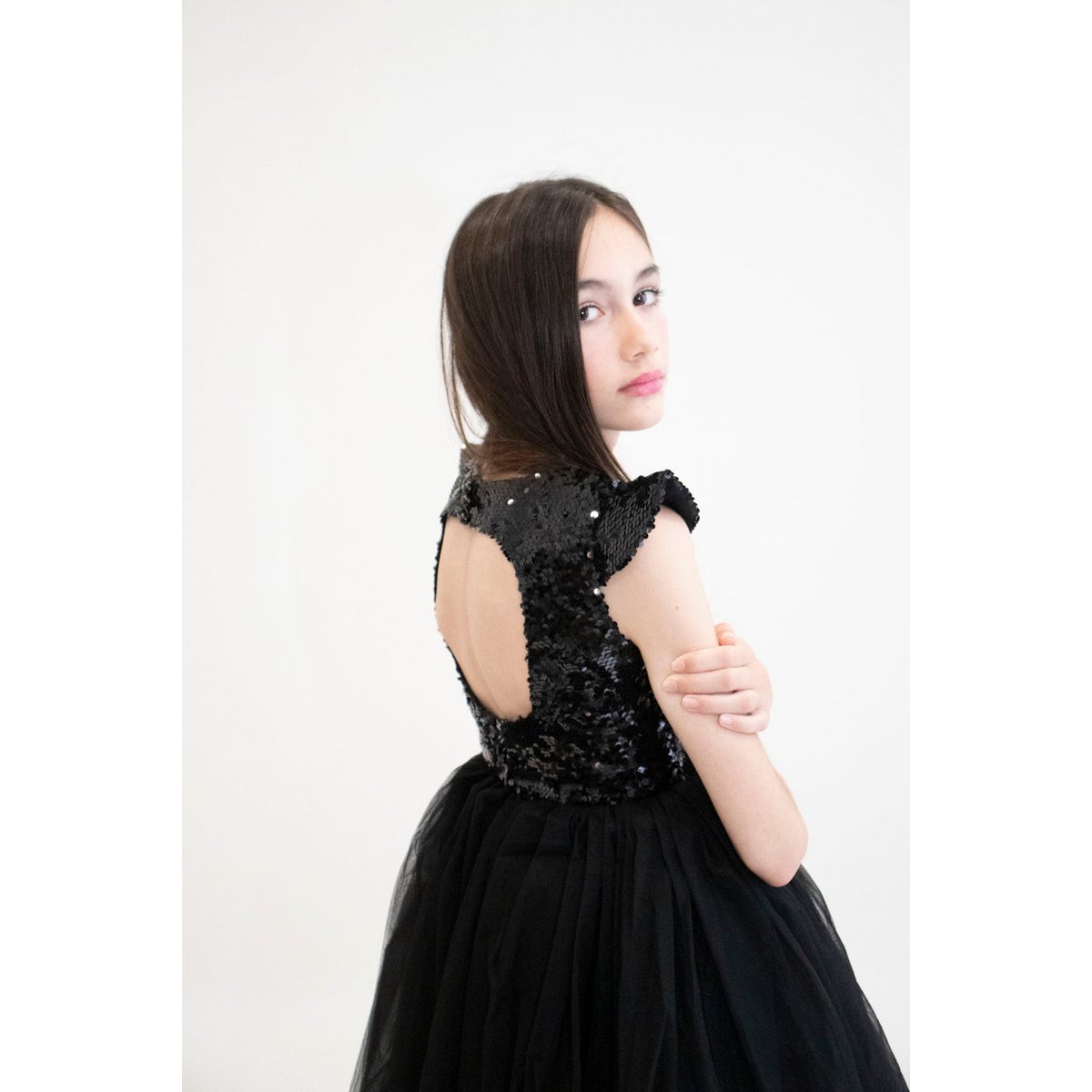 FIONA Ceremony dress Black - Size 130cm (7/8 years)