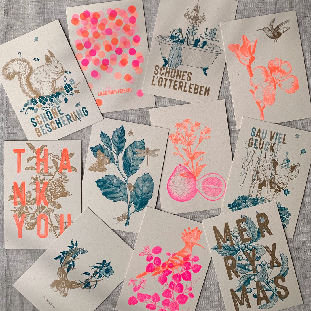 Ansichtkaart / hop / ecopapier