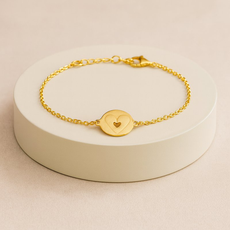 Dit hjerte i mit hjerte armbånd