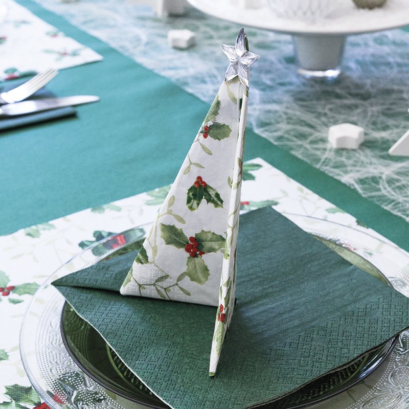 Lunch-Servietten Ilex and Mistletoe