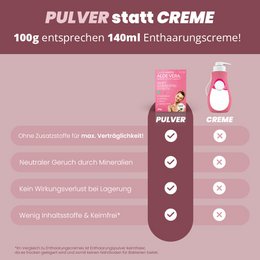 Capillum AMOVE Aloe Vera depilatory powder painless (200g / 300g) depilatory cream intimate area