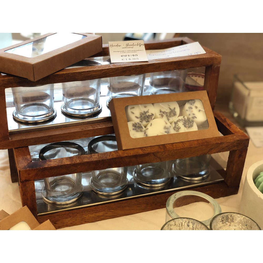 Tealights (scented or unscented)