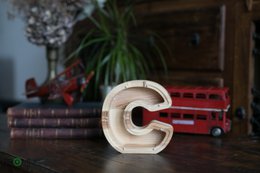 Wooden Piggy Bank Lille, brevpengebank, møntkasse, træboksepenge, sparer pengeboks