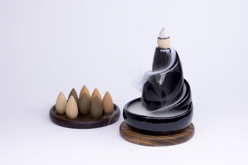Julegave - Incense Spiral - backflow røgelsesholder