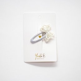 Haarspange Milena blanche – Kollektion Paris