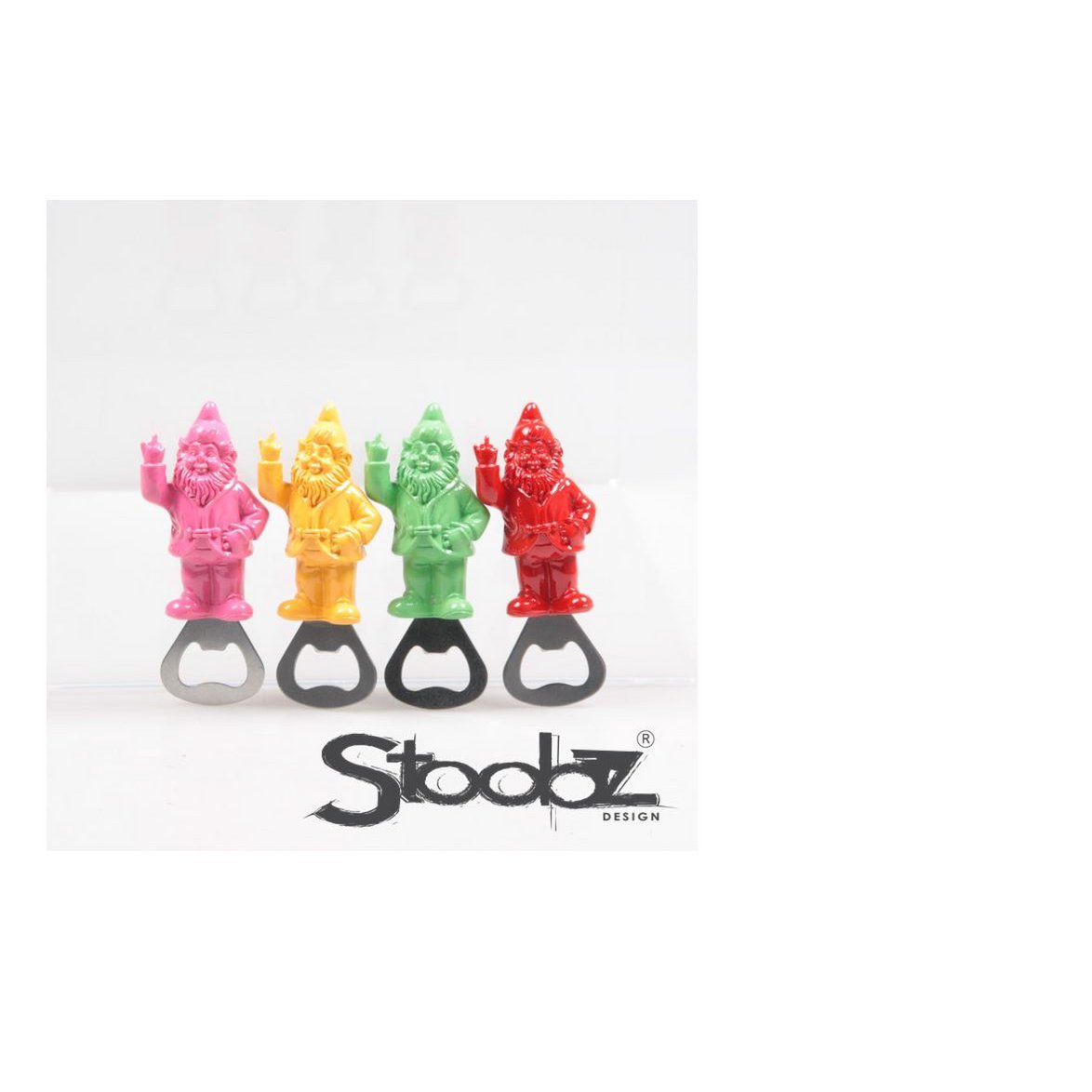 Kabouter f*ck you bottle opener magnet 9cm