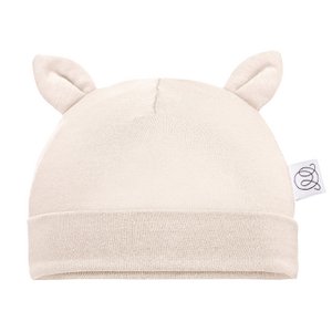 Bamboo baby hat - beige