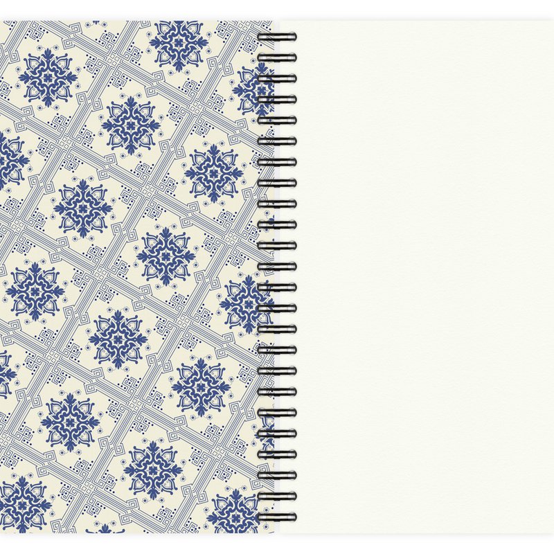 Notepad Azulejos Pattern No. 4 A5