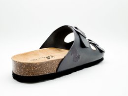 thies 1856 ® Eco Leather Sandal charcoal