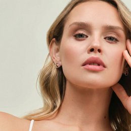 Juliette earrings - Rose Gold