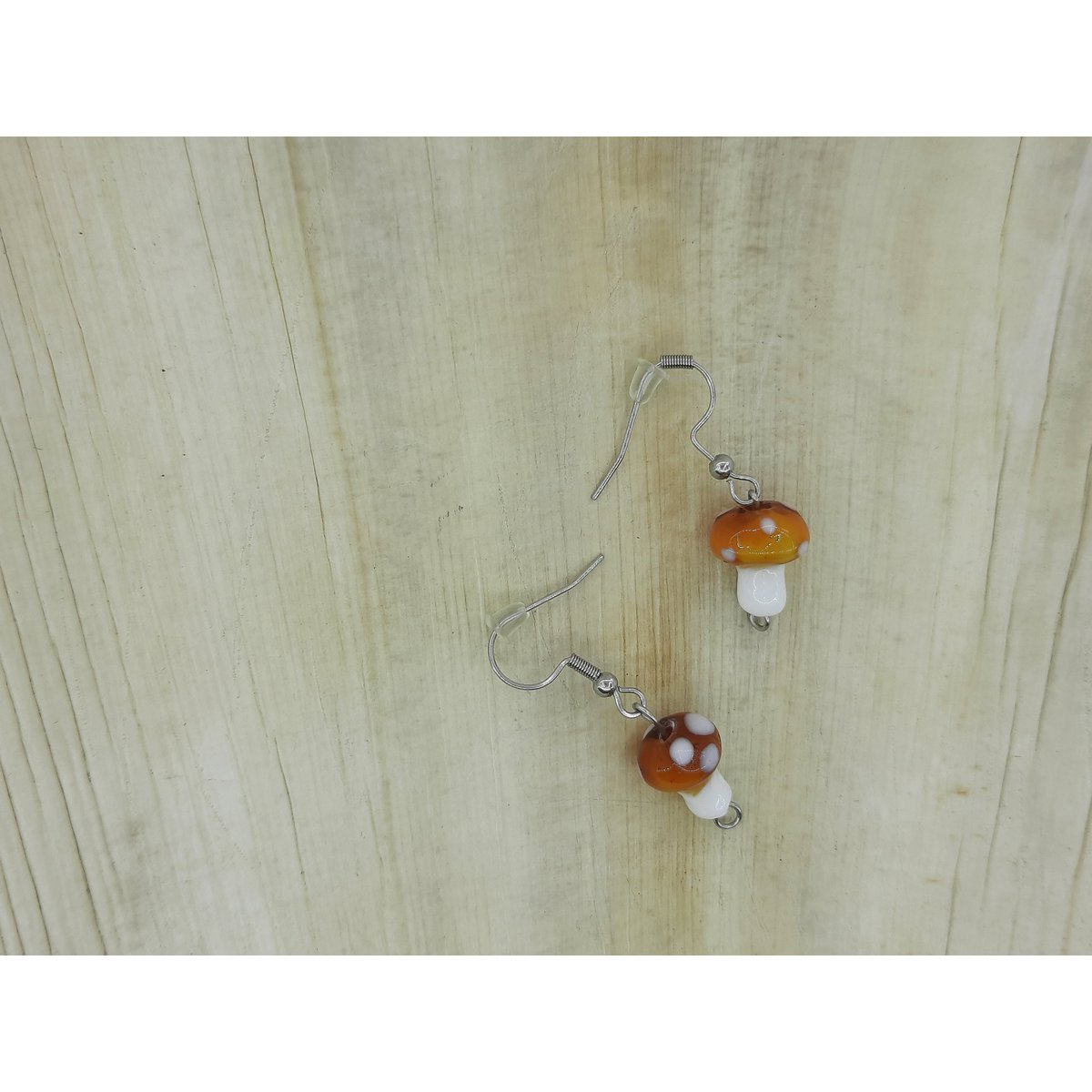 %23307 OW mushroom earrings
