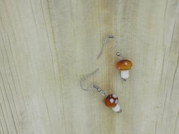 %23307 OW mushroom earrings
