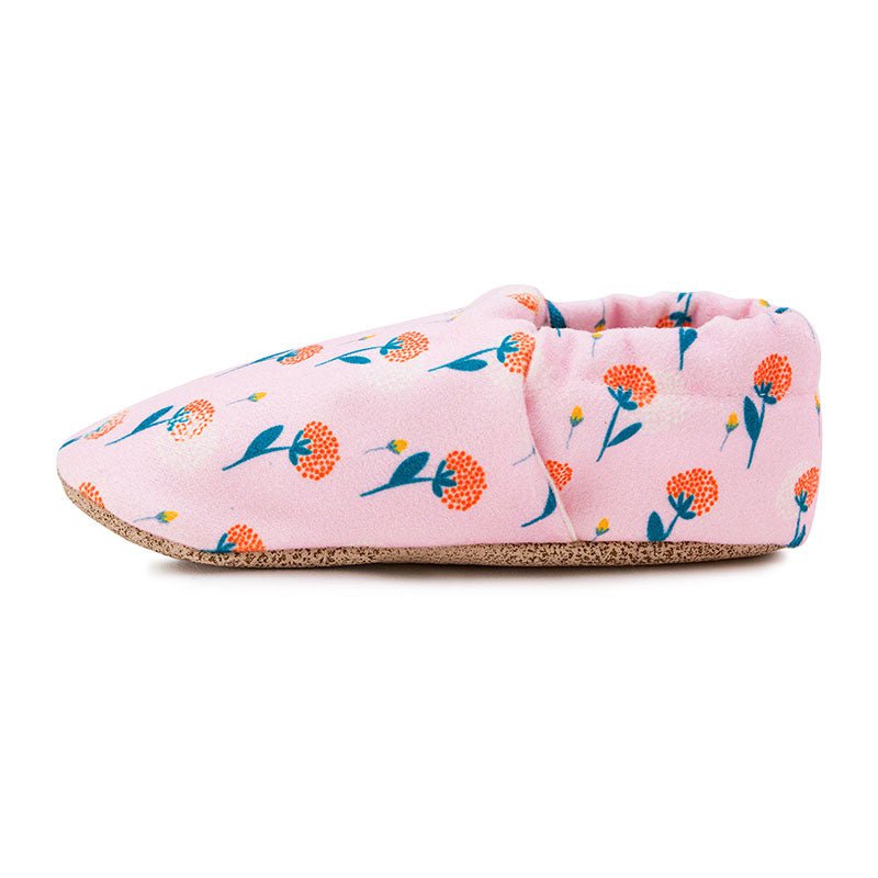 Babyschoenen - lente bloemen
