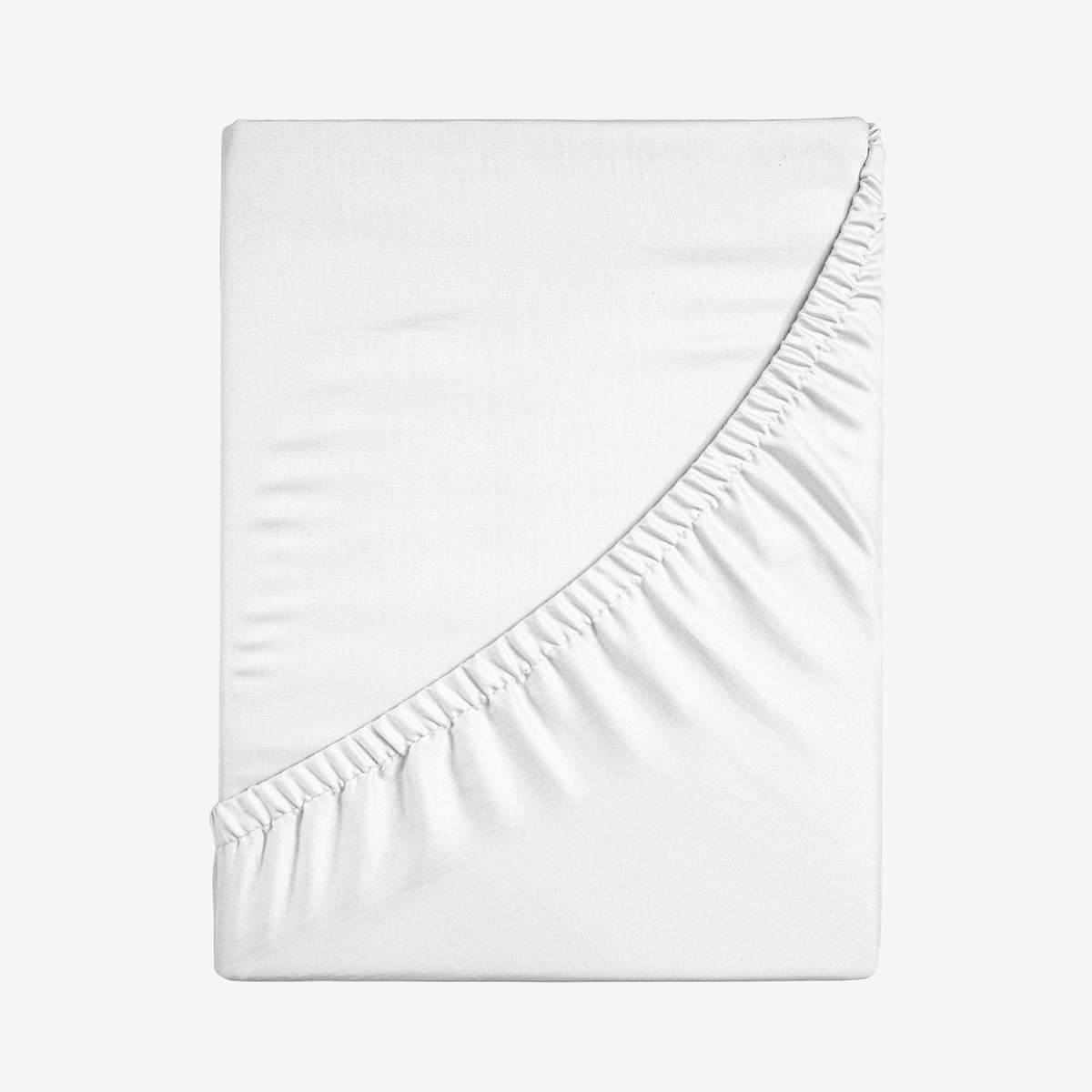 Juego de Sábanas de Percal de Algodón Aurora Blanco