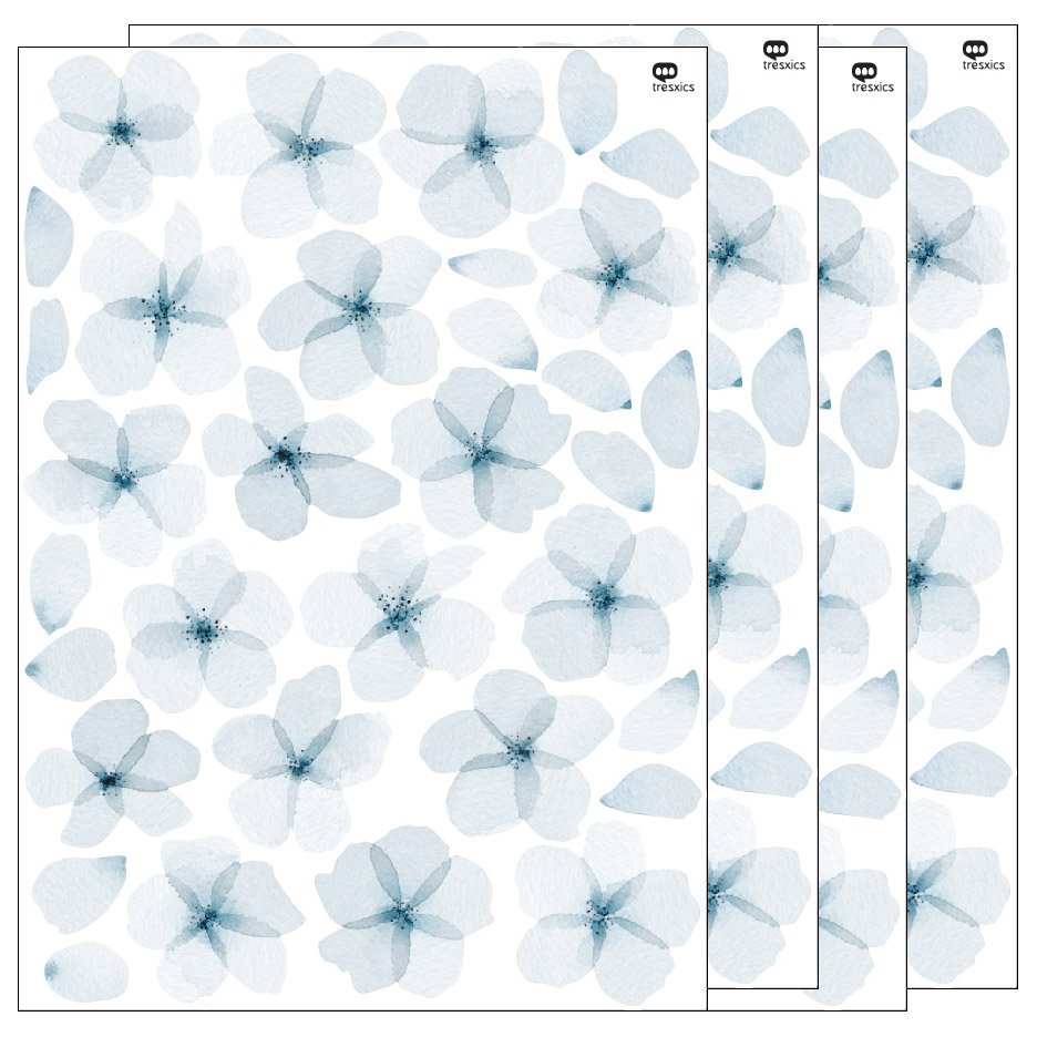 Blue (4 sheets)
