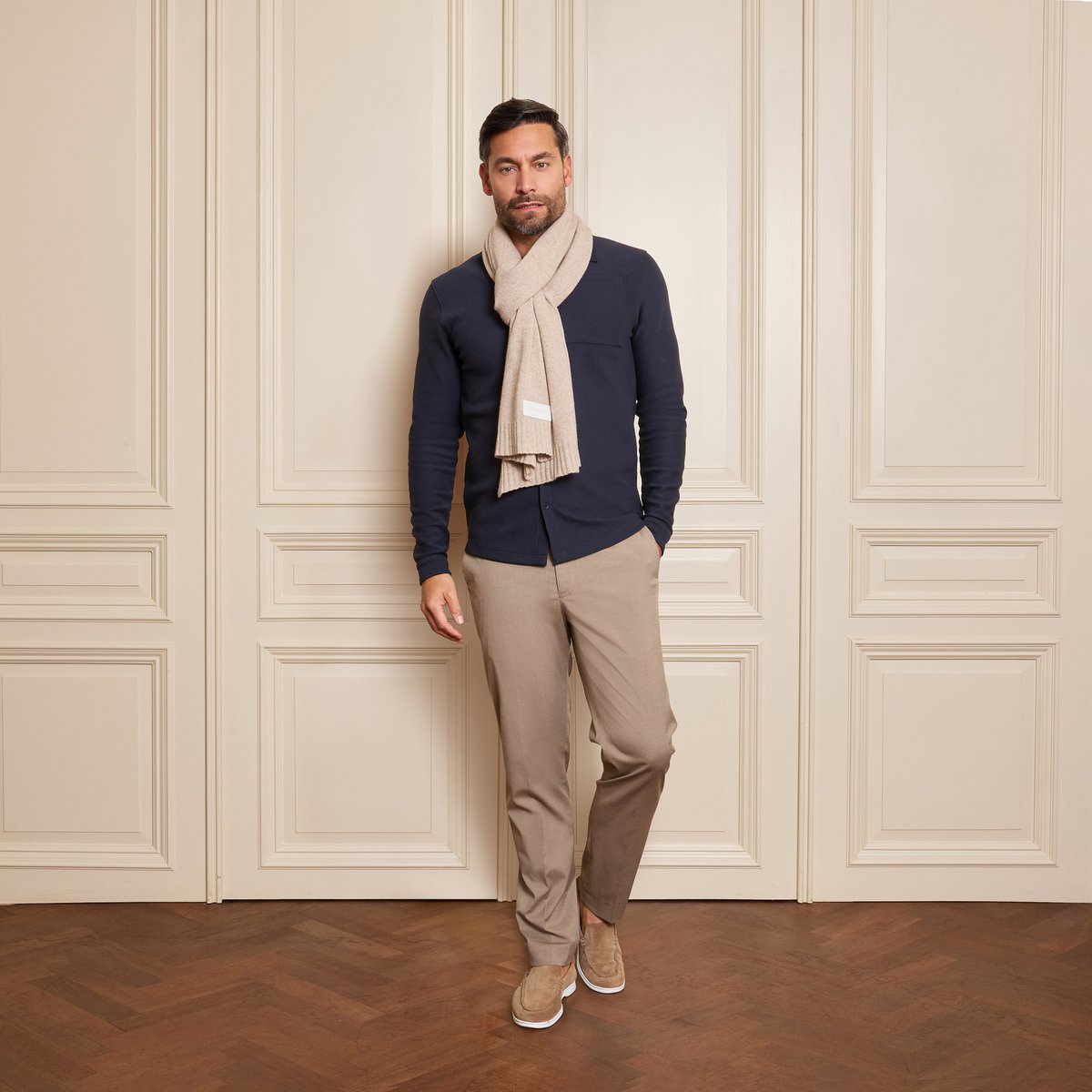 Kaschmirschal uni Beige