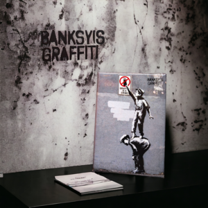 Banksys Graffiti-Kühlschrankmagnet – Graffiti ist ein Verbrechen