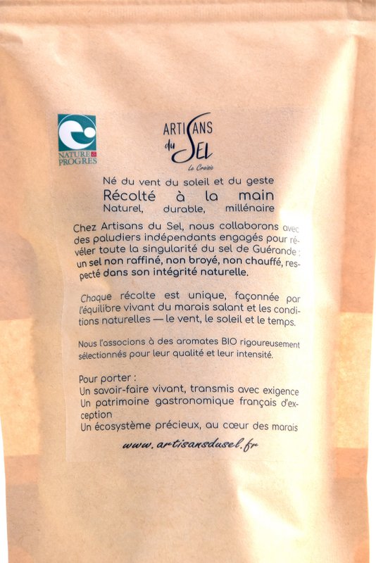 Fine salt of Guérande with Creole spices - 200g recharge | Salt craftsmen