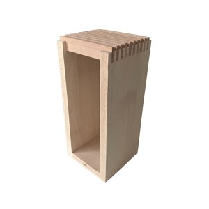 Wooden knife block Fackelmann Boissellerie