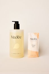 A set of hand soaps in a minimalist, white packaging. The soaps appear to be a mix of different scents or colors, as indicated by the product title "Hand soap set | Mix".