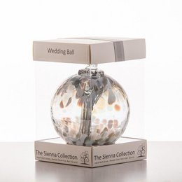 10cm Spirit Ball - Ślub - Pastelowe Srebro