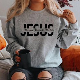 De manier waarop de waarheid het leven Sweatshirt Christian Hoodie