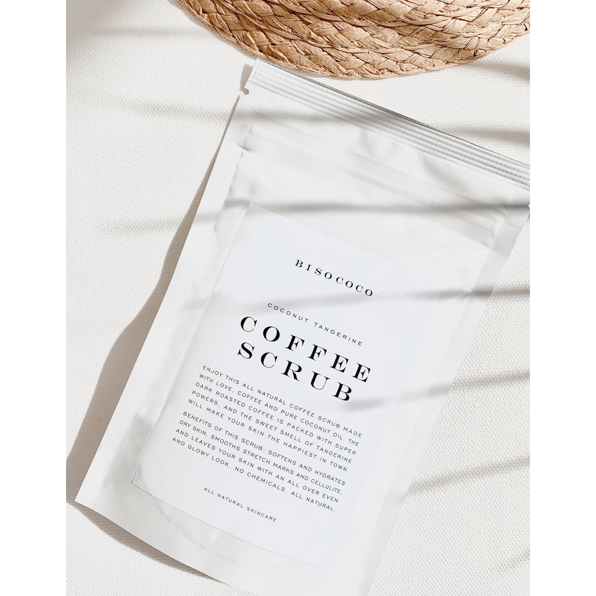Exfoliante de café con coco y mandarina - 250 g
