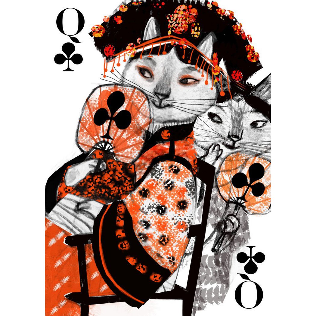 Kitten Club Playing Cards